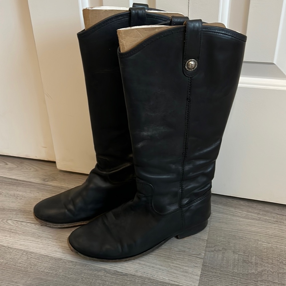 Frye Melissa Boots Black